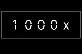 The quest for 1000x gain in crypto