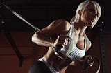 Super fit woman training harder thanks to Remedy+