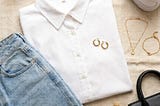 Plain white shirt styled in multiple ways for casual, office, evening, festive, and travel outfits