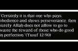 What Is Not Done For The Sake Of Allah Will Not Remain: