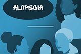 alopecia on the cover of Hair Tells a Story: Hers Yours and Ours