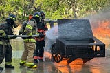 Forty-four new fire responders emerge triumphantly through the Fire Fighter Program
