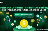 BRG tokens great trading contest on PoloniDEX