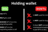 The 3 wallet rule for safety in NFTs