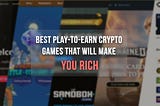 Best Play-to-Earn Crypto Games That Will Make You Rich — BuyUcoin.com