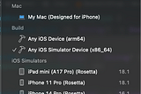 Fixing Missing iOS 26.2 Simulators in Xcode 26 Projects 排除升級Xcode26後，某些專案看不到iOS 26.2的模擬器