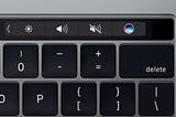 Finally, I take some time to make my touch bar useful