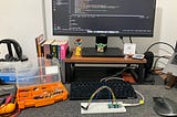 A Raspberry Pi Pico connected to VS Code
