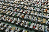 Students taking the GaoKao in 2014