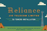 Jio 5g mobile tower installation office in India