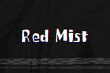 Title card for “Red Mist” Spongebob episode.