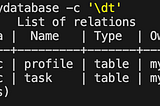 Database: Installation and usage of postgresql database server in macOS in a Python project