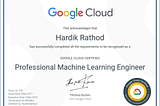 Preparing for the GCP Machine Learning Certification