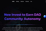 A-DAO ，New Investment to Obtain DAO Community Autonomy！