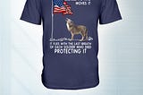 HOT Wolf USA soldier died our flag does not fly shirt