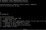 Use python app as a service in linux
