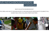 Participatory planning from the eyes of Active Neighbourhoods Canada and the organizations in the…