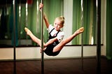 How does Feminism feel about toddlers on stripper poles?