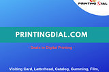 PrintingDial.com — Printing press in Noida