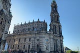 Photograph of “Cathedral St. Trinitatis” in Dresden, Germany.
