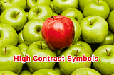 Use High Contrast Symbols