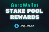 Announcing GERO Stake Pool Rewards