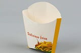 Custom Kraft Fries Packaging