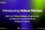 Imbue Heroes Competition