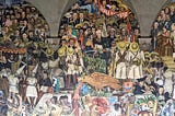 Diego Rivera murals at the National Palace in Mexico City
