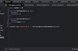 Debugging JavaScript using Snippets in Chrome Developer Tools