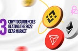 3 Cryptocurrencies Beating the 2022 Bear Market