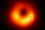Event Horizon Telescope image of the M87 supermassive black hole in polarised light. Source: European Southern Observatory