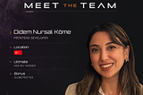 Meet The Team: Didem Nursal Köme, Frontend Developer