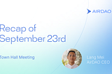 AirDAO Town Hall 9/23/22