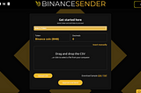 BinanceSender: Bulk Send BNB and BEP20 Tokens from a CSV File
