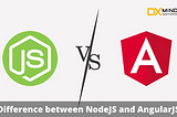 Difference between NodeJS and AngularJS