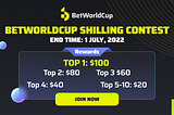 BET WORLDCUP SHILLING CONTEST — 400 BUSD in total prize