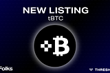 tBTC is Now Live on Folks Finance