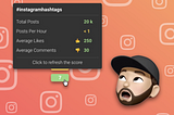 new instagram hashtag update for Curate