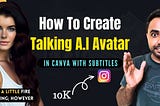 How to create Talking AI Avatar for Free!