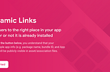 Flutter: How to create dynamic link and route users to a specific page in your app.