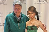 The author with Taylor Swift. (well, the cutout, that is). Photo property of author.