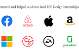 How to Land a UX Design internship at a Top Tech Company