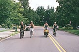 Wearing Heels While Biking