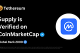 Tethereum (T99) Achieves Verified Supply Status on CoinMarketCap, Paving the Way for a Transparent…