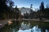 Mirror Lake in Yosemite National Park