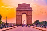 India gate details in bengali