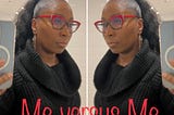Me versus Me: I identified and accepted her as my true competitor