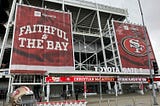 An image of the San Francisco football stadium