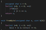 8 bools in 1 byte, the 1 bit boolean.